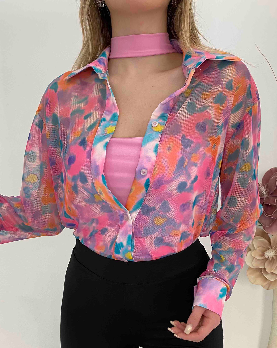 Camicia_Floreale_Rosa