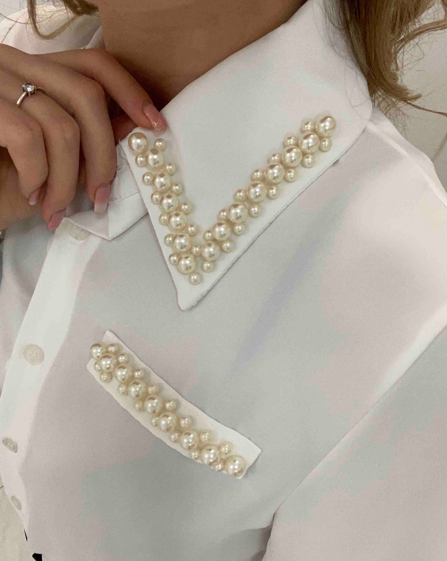 Camicia_Perlines_Bianco