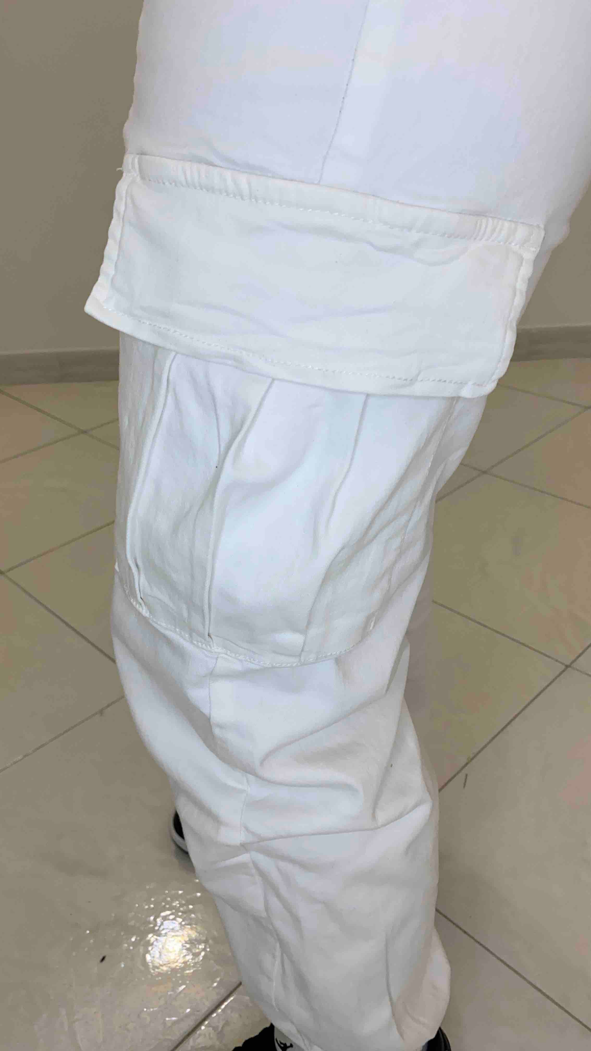 Pantalone_Cargo_Bianco