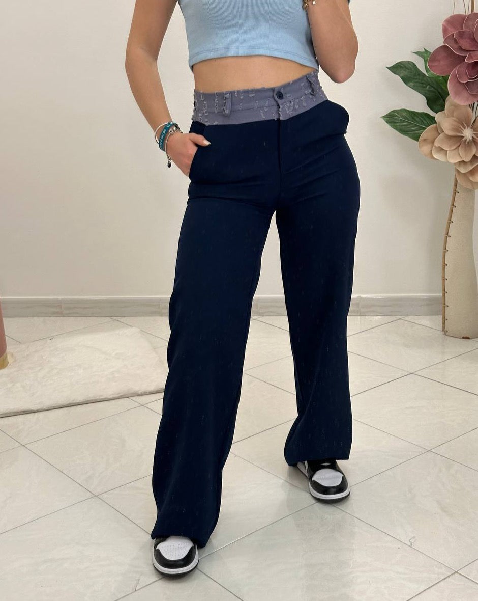 Pantalone_Casual_Palazzo_Bicolore